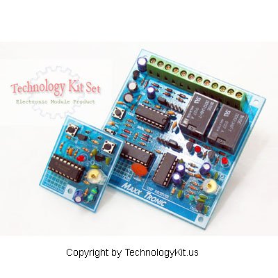 UHF Remote Control Two Channels Electronic Module MX032