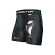 Shock Doctor Men's 232 Ultra Boxer Length with Ultra Carbon Flex Cup Compression Short (Black/Medium)