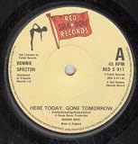 HERE TODAY GONE TOMORROW 7 INCH (7" VINYL 45) UK RED SHADOW 0