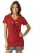 Chicago Bulls Women's Hardwood Classics Tri Blend V Neck T-Shirt- by Alyssa Milano