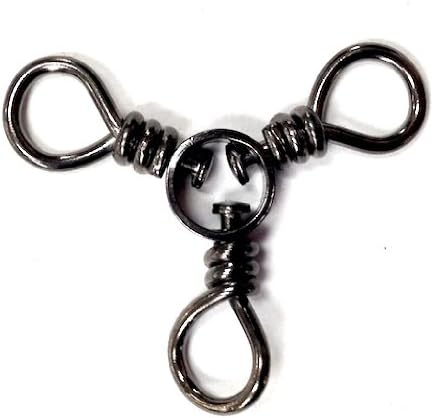 CrazyGear 3-way High Quality Fishing Barrel Swivel 24pcs/pack