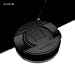 Gariz Genuine Leather XA-CFZE72BK Camera Cap Fixs For Sony Carl Zeiss 72mm Lens, Black