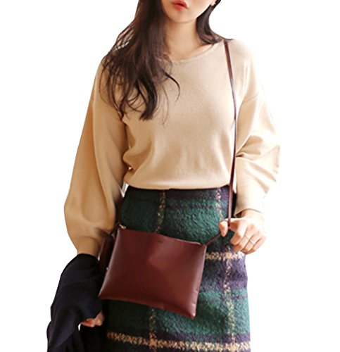 【 UN ANANAS 】 バルーン スリーブ ニット トップス レディース アイボリー ブルー ブラック ベージュ ネイビー 全5色