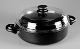 Review Chomette  / SKK Titanium Round Cast Casserole with Glass Lid 28cm