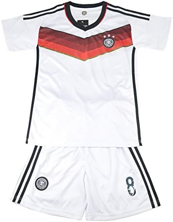 CM-CG Kids Boy Germany Soccer Jersey World Cup 2014 & Shorts Set 2 Pc 9-12Y