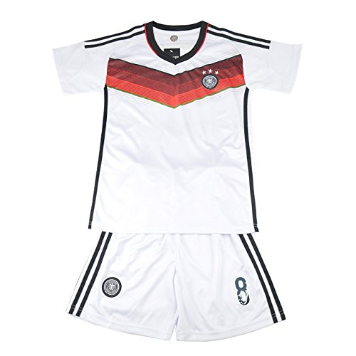 CM-CG Kids Boy Germany Soccer Jersey World Cup 2014 & Shorts Set 2 Pc 9-12Y