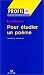 Pour Etudier Un Poeme (Examens)