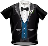 Primal Wear Ritz Tuxedo Cycling Jersey with Blue Vest - 3XL