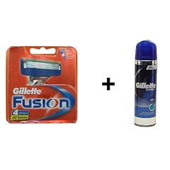 Gillette Fusion Power Blades +Free shave gel gift set