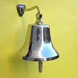 Chrome Bell 10" - Wood Replica Not a Model Kit