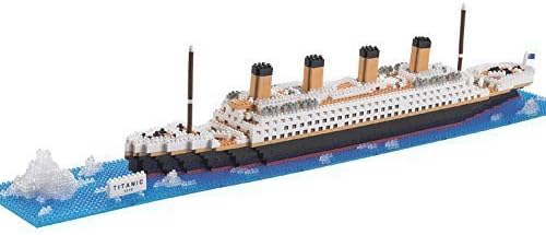 Otulet Titanic Building Mini Blocks Toy Building Blocks Mini Figure Nano Blocks Mini Figure Diamond Building Set DIY Educational Toys Playset (with Otulet FREE Brick Separator)
