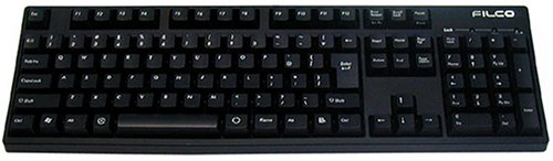 【Amazonの商品情報へ】FILCO Majestouch「マジェスタッチ」 メカニカルキーボードUSB&PS2両対応 日本語108キー・かな印字なし 独CherryMX茶軸スイッチ ブラック FKB108M/NB