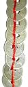 Feng Shui Tassel with 8 Chinese Coins for Auspicious Money Luck