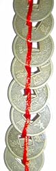 Feng Shui Tassel with 8 Chinese Coins for Auspicious Money Luck