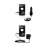 Essential Kit for the Motorola MOTORAZR V3t - includes Car and Wall Charger with Rapid Charge Technology - Gomadic Brand w/ TipExchange Technology