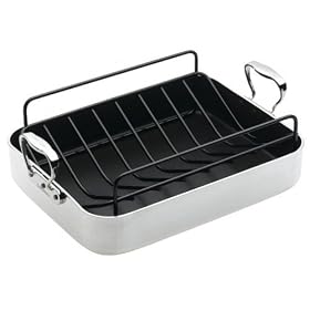 CHEFS DESIGN 1216 16-Inch French Roaster with Roasting Rack by Wisconsin