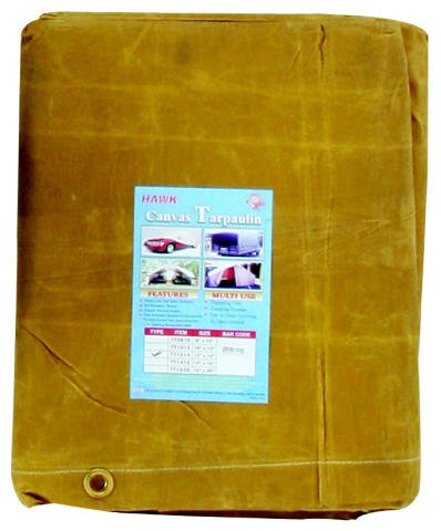 14' x 16' YELLOW CANVAS TARP 14'X16' by Hawk