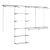 Rubbermaid Configurations 4- to 8-Foot Deluxe Custom Closet Kit, Titanium #3H8900