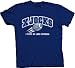 Football: I Don't Go Long By X Jocks100% Cotton Short Sleeve Shirt in Adult Sizes