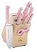 Mundial 5100 Series 10-Piece Knife Block Set, Pink