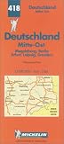 Michelin Germany Mideast Map No. 544 (Michelin Maps & Atlases)