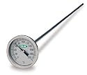 VeeGee Dial Thermometer, with Glass Face, 36" Stem, 3" Dial, 0 to 200 Degree F, For Soil and Compost Test