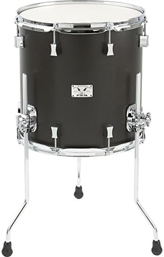 Pork Pie Little Squealer Birch / Mahogany Floor Tom 14 x 14 in. Black Satin