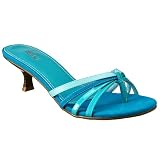Women's Mossimo Patina Blue Thong Heels - 11
