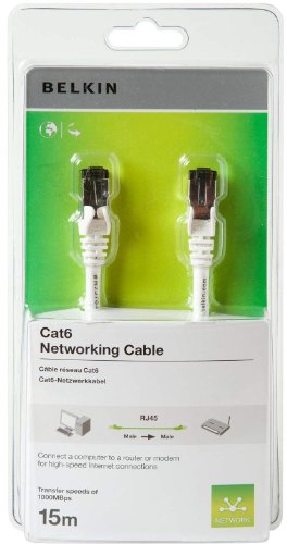 Belkin CAT5e SNG/SHD Patch-Kabel 15m wei&szlig; Preisvergleich