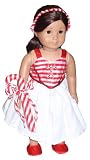 Combination Candy Cane Ballet Outfit - Fits 18