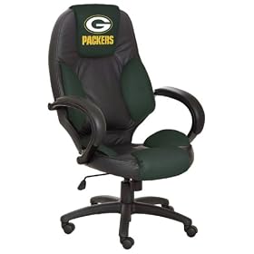 Click here to buy Green Bay Packers Leather Office Chair.