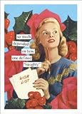 Anne Taintor How One Defined Naughty Holiday Card