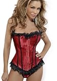 Strapless Ribbon And Lace Corset