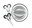 Koss BDZ1 Two-Pack Earbud Headphones with Case