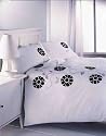 Ashley Wilde Anise Oxford Pillowcases, Pair, Black/White