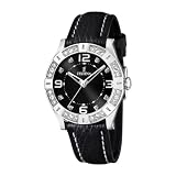 Festina - F16537/2 - Montre Femme - Quartz Analogique - Bracelet Cuir Noir