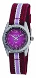 Kahuna Ladies Watch KLS-0177L with Burgundy Canvas Strap