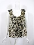 IMAGE OF Madison Marcus womens lash cheetah sequin top XS