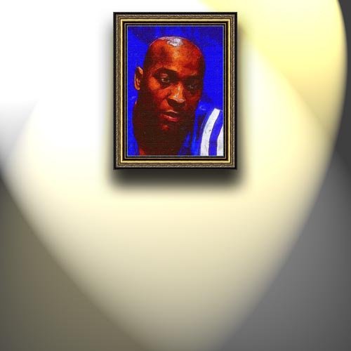 Completely Handpainted American Football Sport Painting, Custom Order FL988, Oil on Canvas, with Option to Paint Jerry, Brett & Co. from Any Other Favorite Photograph or Picture, Unframed, Size 20'' x 27