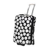 International Traveller DOTS Shiny Print Polycarbonate 21" Wheeled Carry-on - Discontinued Model