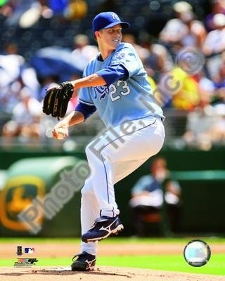 Zack Greinke Royals Pitching 8x10 Photo