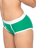 (アメリカンアパレル) American Apparel ユニセックスベビーリブブリーフ (For Girls Too) - Kelly Green / White / XS (28-30) kelly