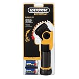 Rayovac 2D Industrial Swivel Flashlight with Two HD D Size Batteries
