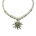  Alpenflustern Pearl Necklace Fiona (white) - Traditional Bavarian Oktoberfest Necklace for Dirndl