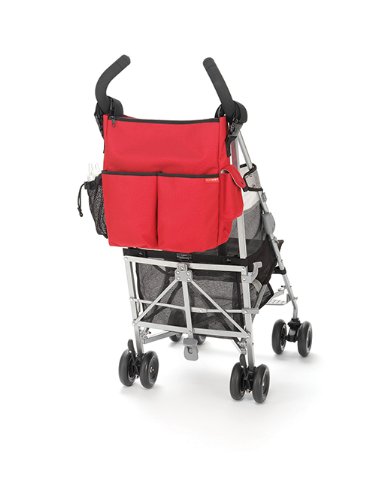 Imagen 4 de Skip Hop DUO-CAN-RED - Bolso para pañales y cambiador, color rojo
