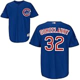 Tom Gorzelanny Chicago Cubs Authentic Alternate Jersey by Majestic