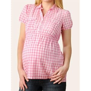Motherhood Maternity: Short Sleeve Babydoll Maternity Shirt