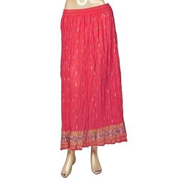 Casual Wear Skirt Printed Cotton Dress Size 18