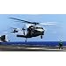 MH-60S Sea Hawk Helicopter (Landing on Air Craft Carrier) Art Poster Print - 11x17
