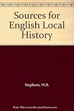 Sources for English local history